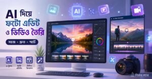 AI দিয়ে ফটো এডিট এবং ভিডিও তৈরি