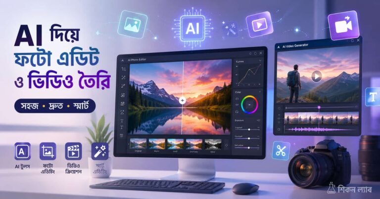 AI দিয়ে ফটো এডিট এবং ভিডিও তৈরি