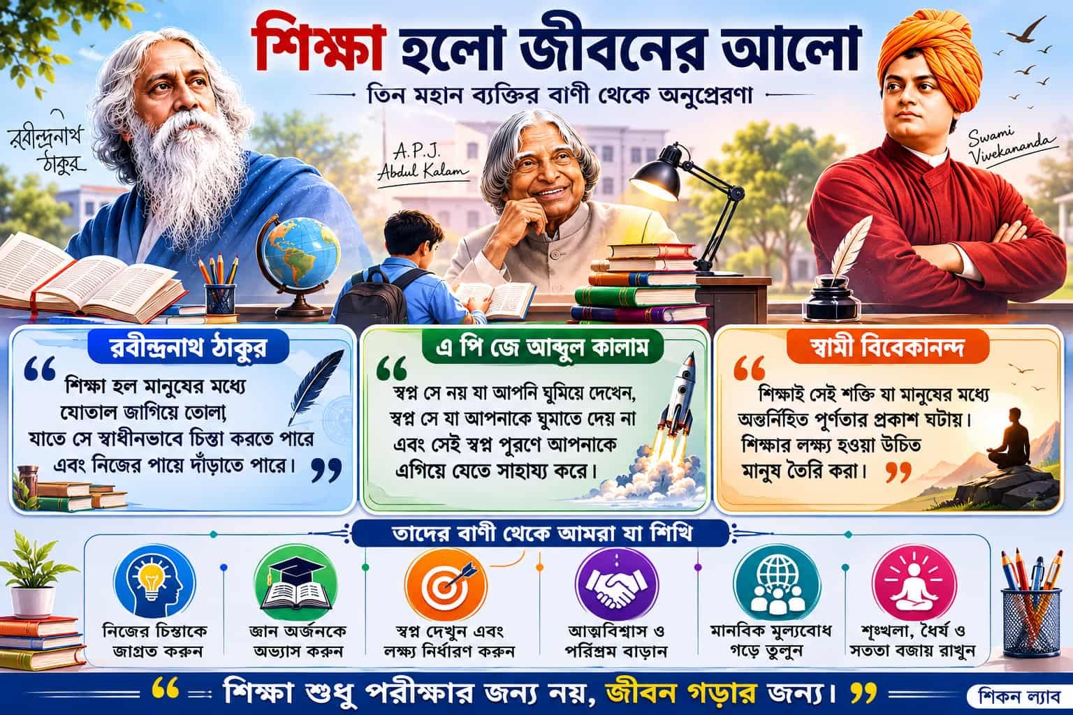 শিক্ষা ও অনুপ্রেরণা বিষয়ক দ্বিতীয় ইনফোগ্রাফিক