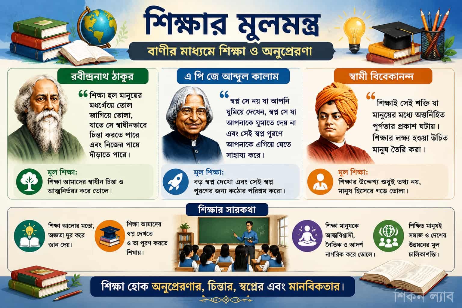 শিক্ষা ও অনুপ্রেরণা বিষয়ক দ্বিতীয় ইনফোগ্রাফিক